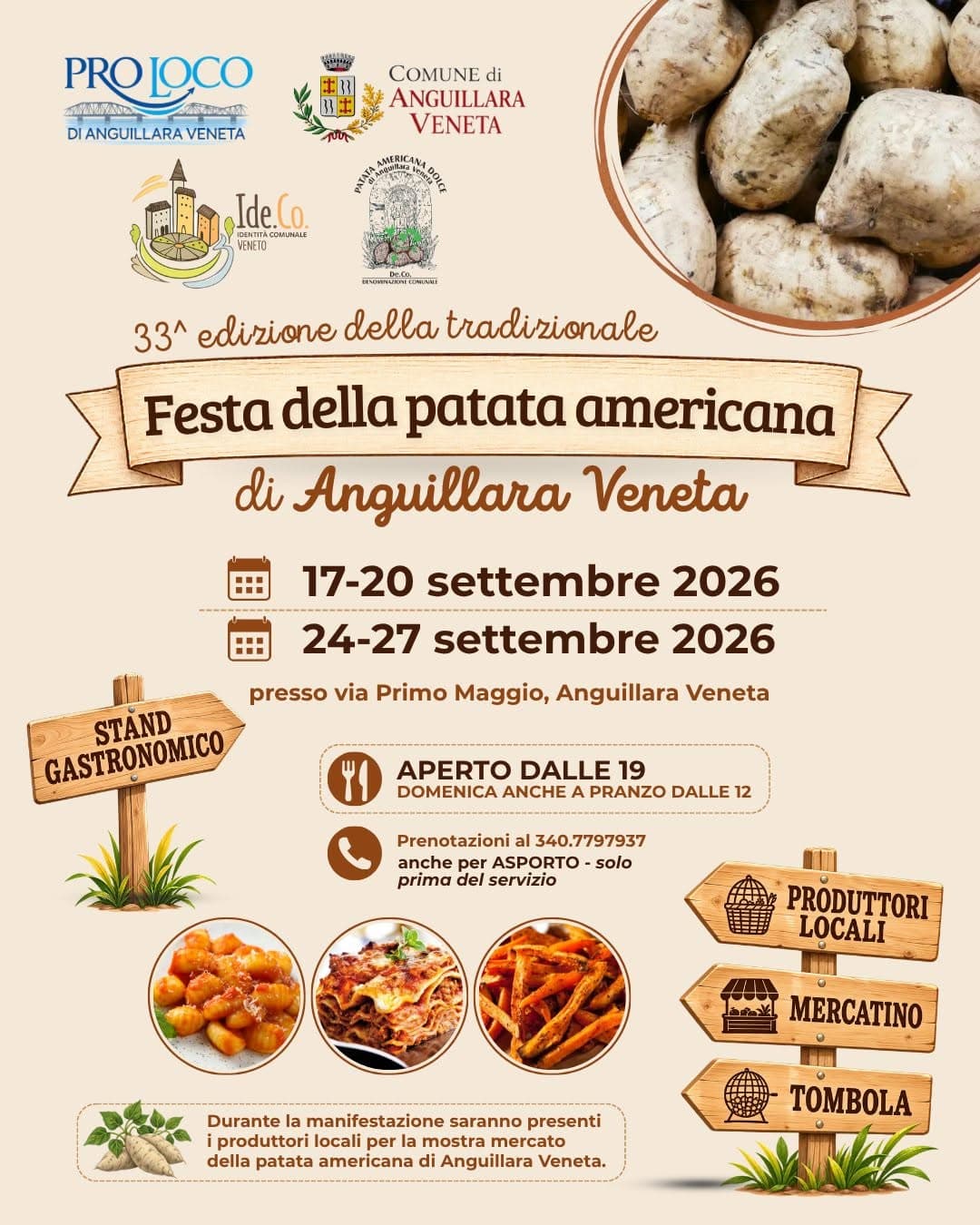 Festa della Patata Americana 2026 - Anguillara Veneta