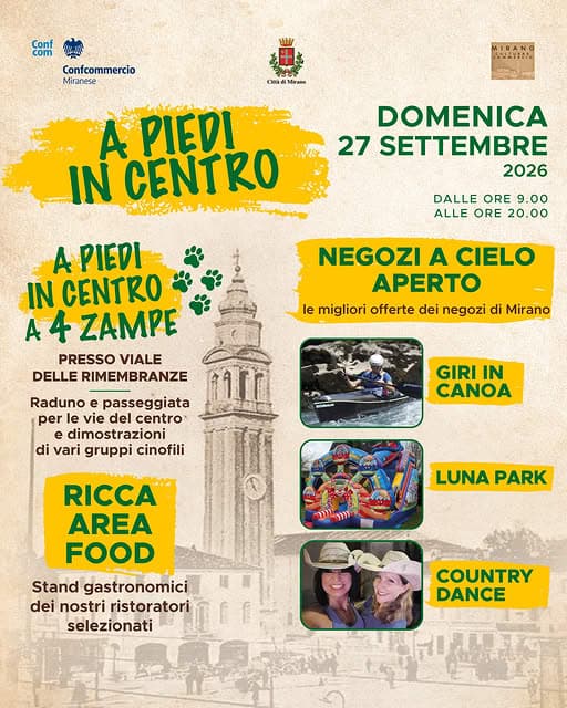 A piedi in centro 2026 - Mirano