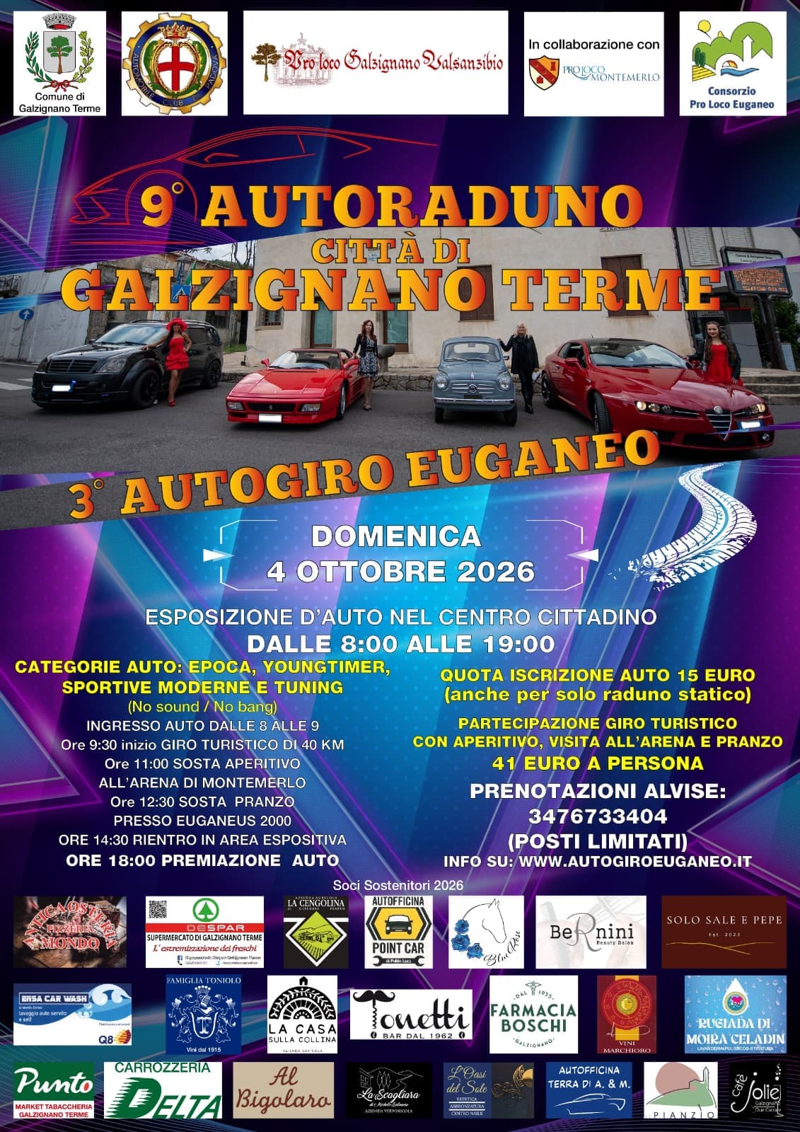 Autoraduno 2026 - Galzignano Terme | LoveItalia.Fun