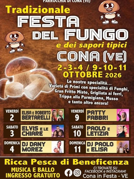 Festa del Fungo 2026 Cona