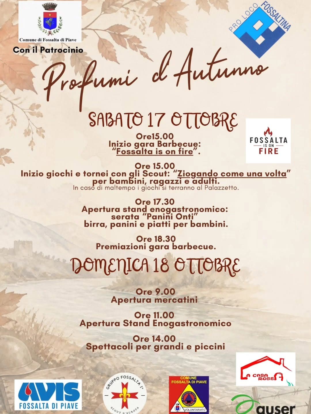 Profumi d’Autunno 2026 Fossalta di Piave