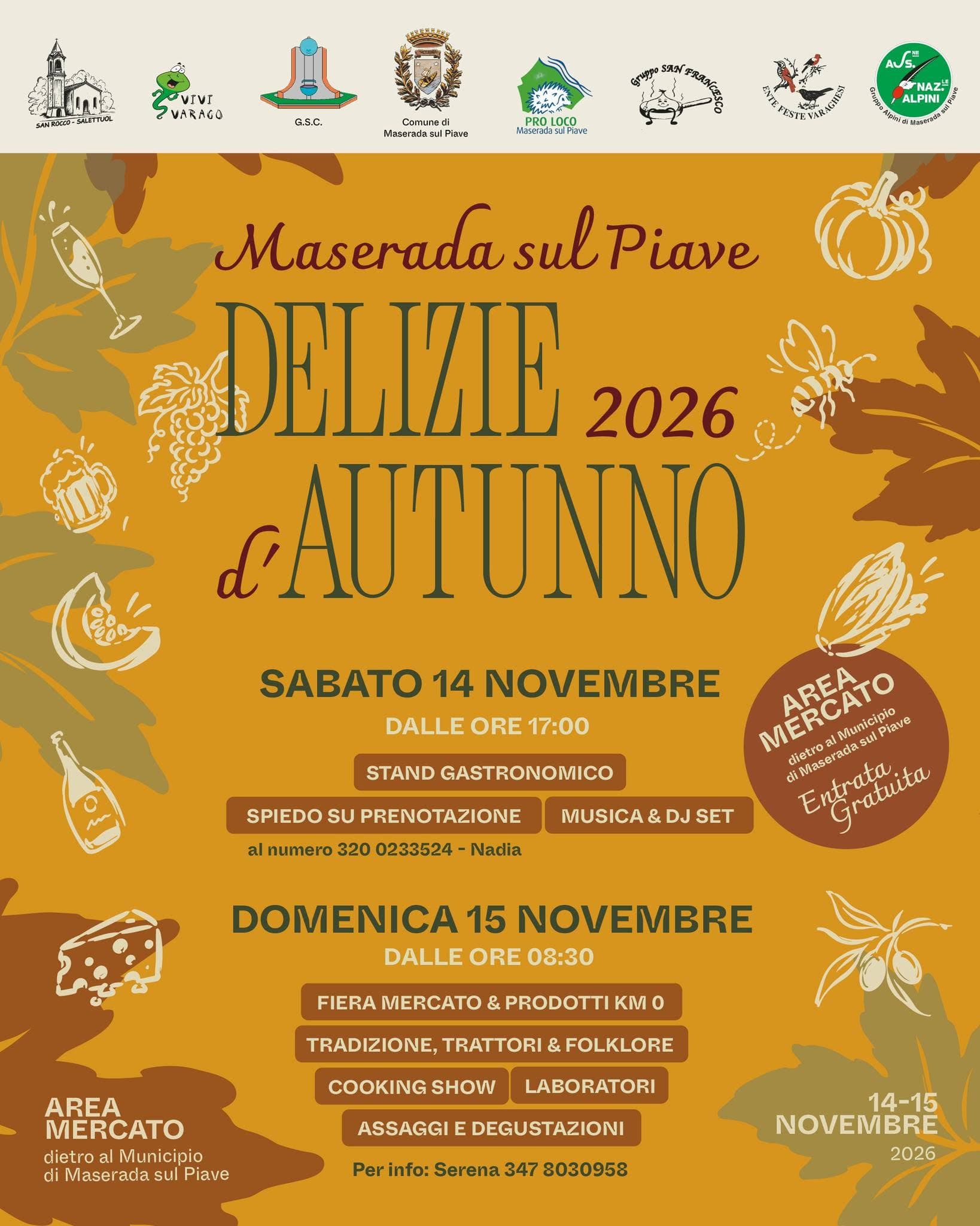 Delizie d'Autunno 2026 Maserada sul Piave