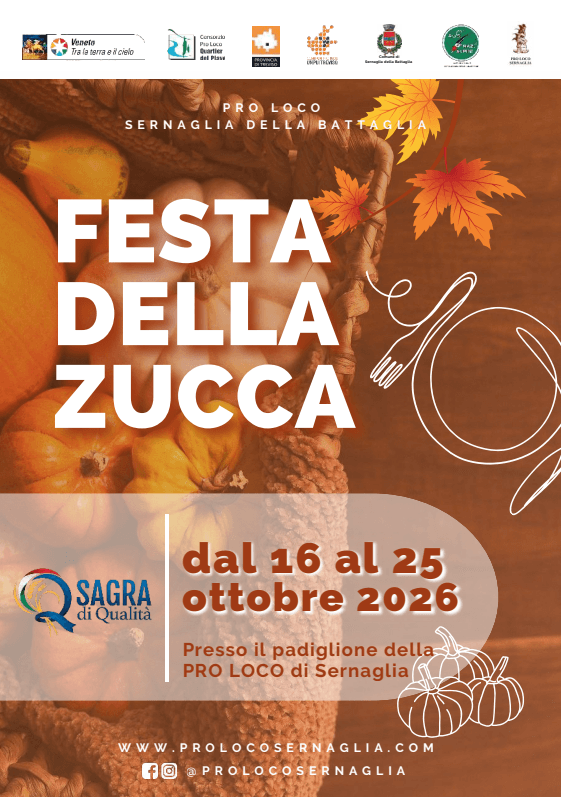 Festa della Zucca 2026 Sernaglia della Battaglia