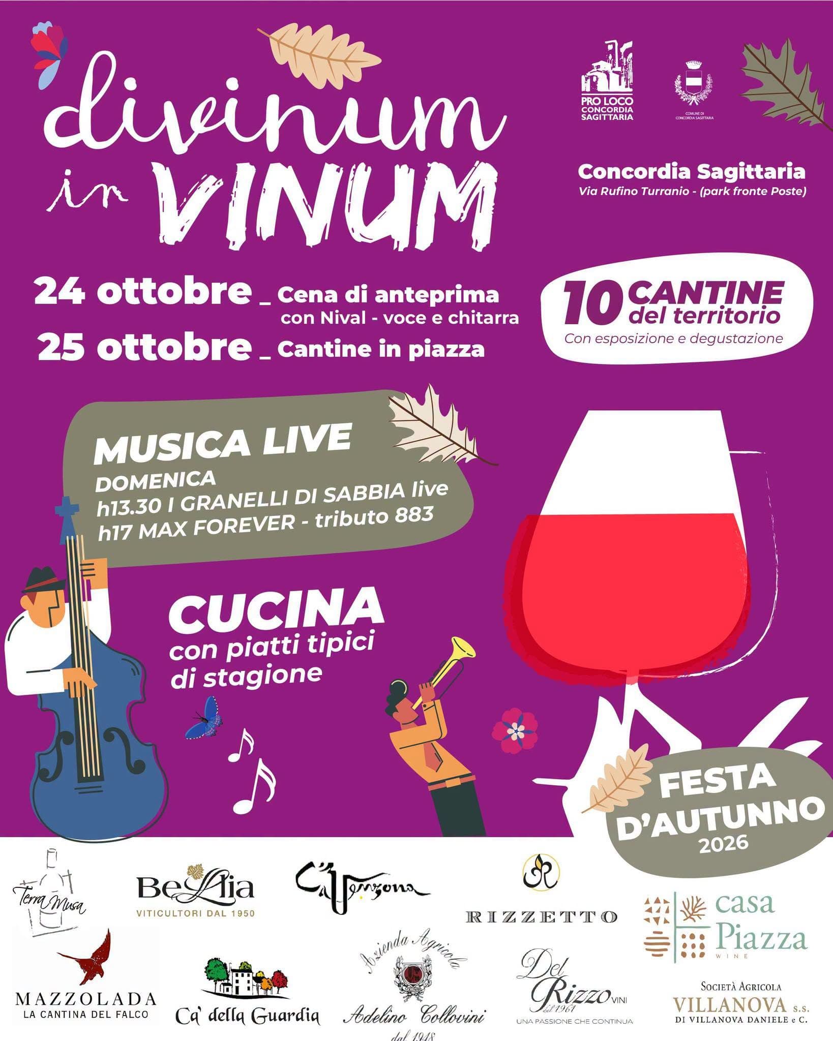 Divinum in Vinum 2026 Concordia Sagittaria