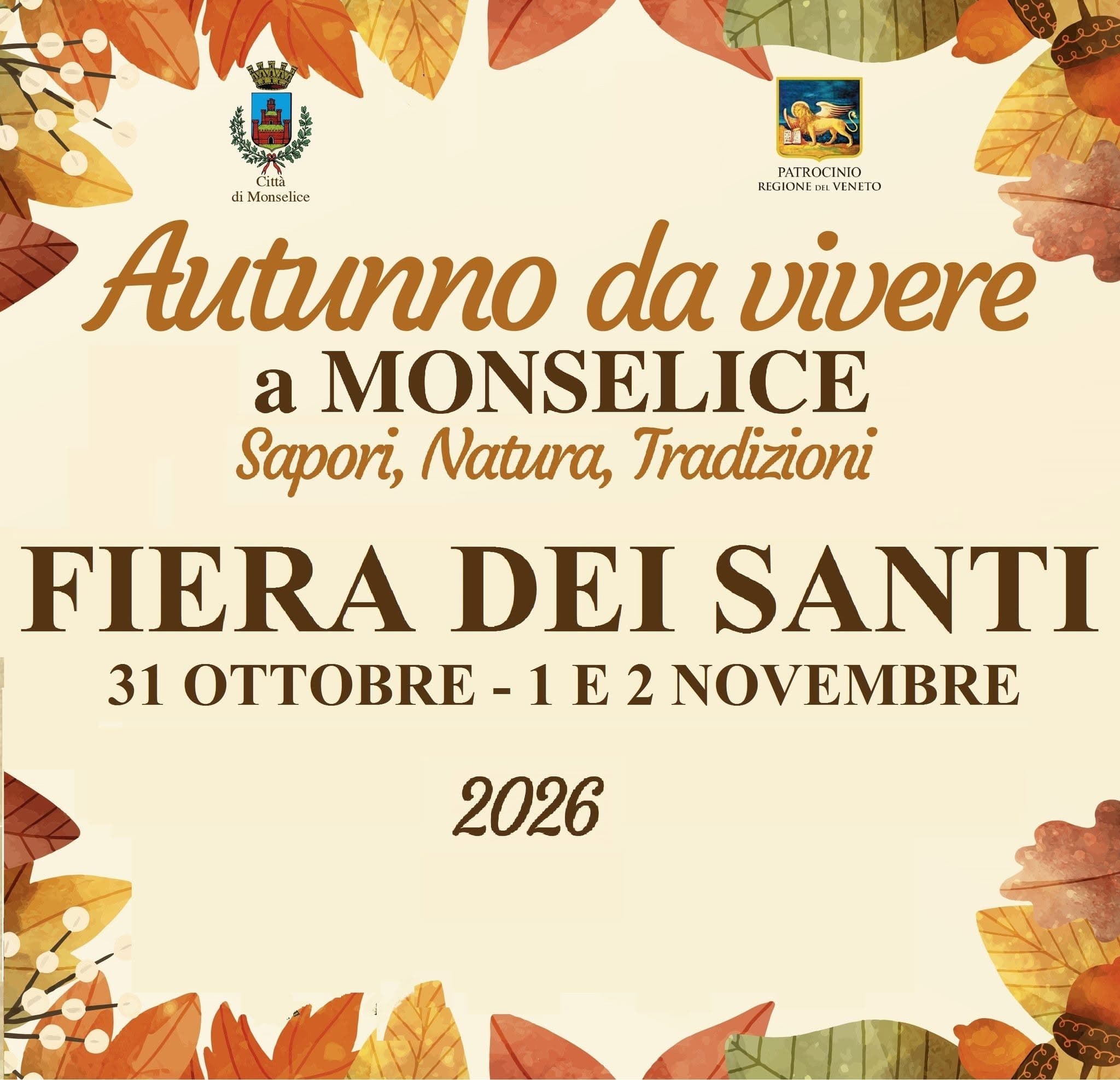 Fiera dei Santi 2026 Monselice