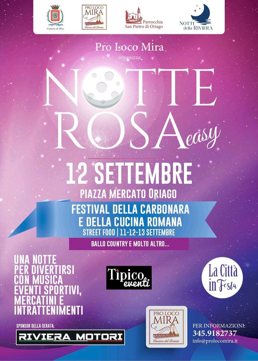 notte rosa easy mira 2026