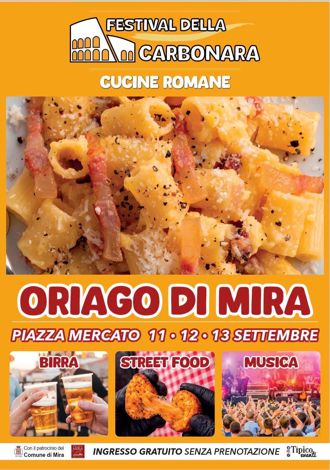 festival carbonara 2026 oriago mira