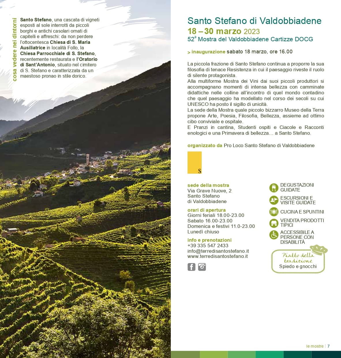 Locandina Primavera del Prosecco 2024 a Santo Stefano di Valdobbiadene (TV)
