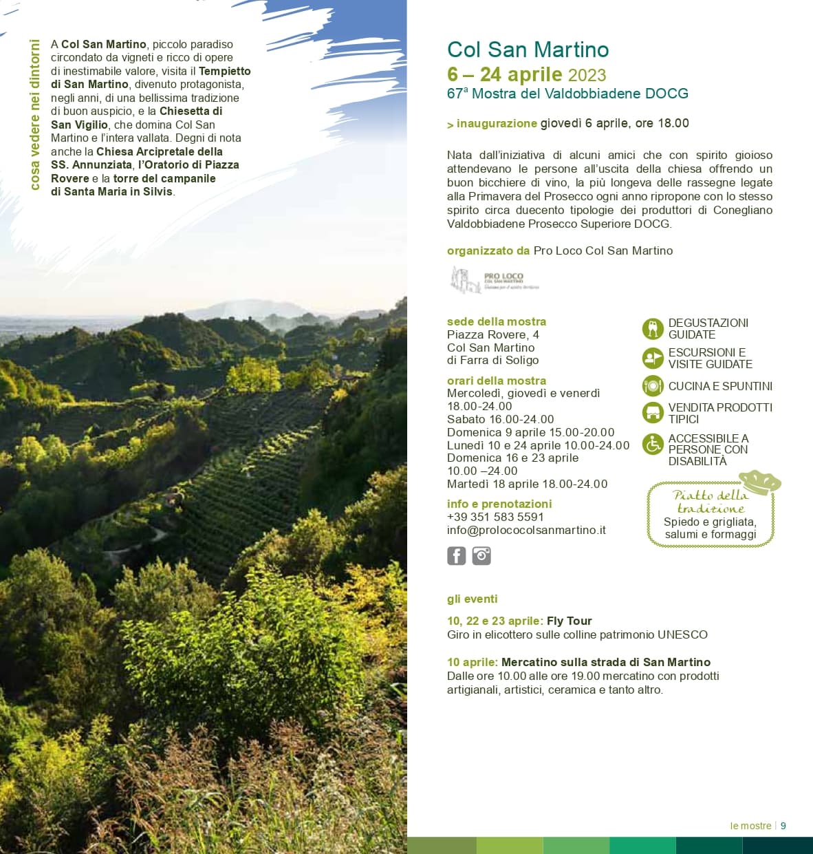 Evento 67^ Mostra Col San Martino Primavera del prosecco superiore 2024