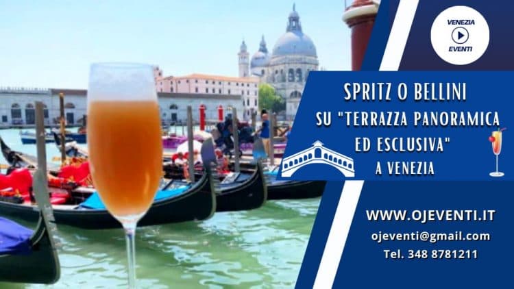Spritz terrazza panoramica venezia OJ Eventi
