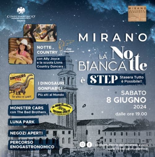 La Notte Bianca Sabato 8 Giugno 2024 Mirano