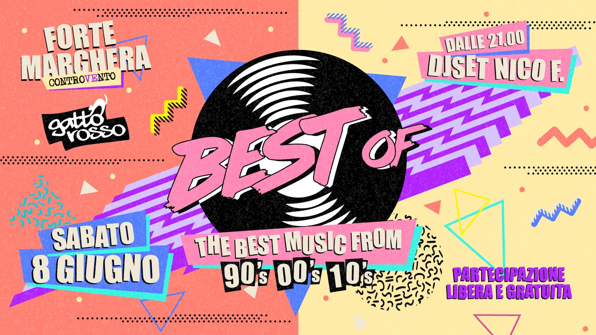 Best of 90-00-10 Forte Marghera 8 giugno 2024