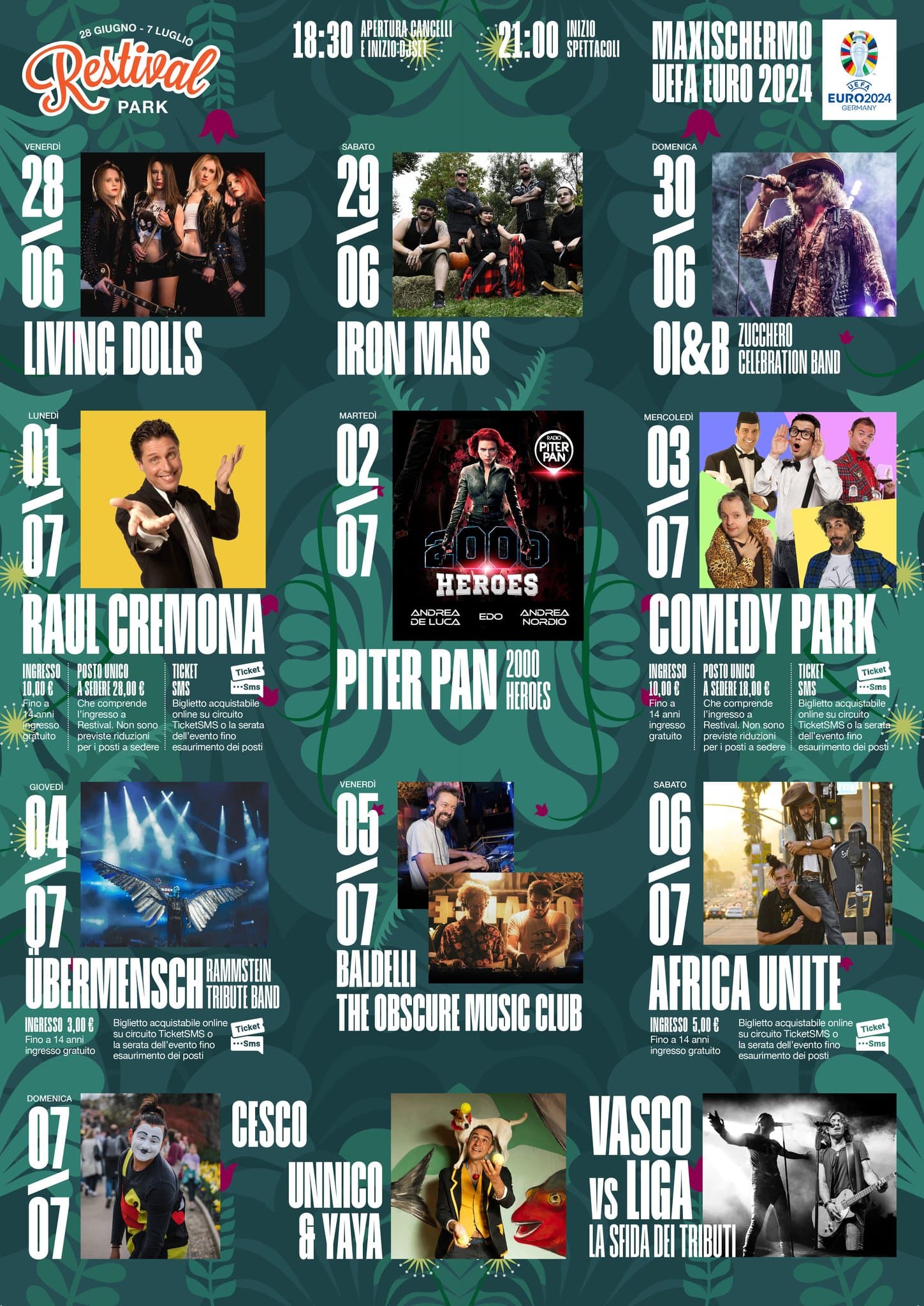 Restival 2024 dal 28 giugno al 7 luglio-Casale sul Sile (TV)