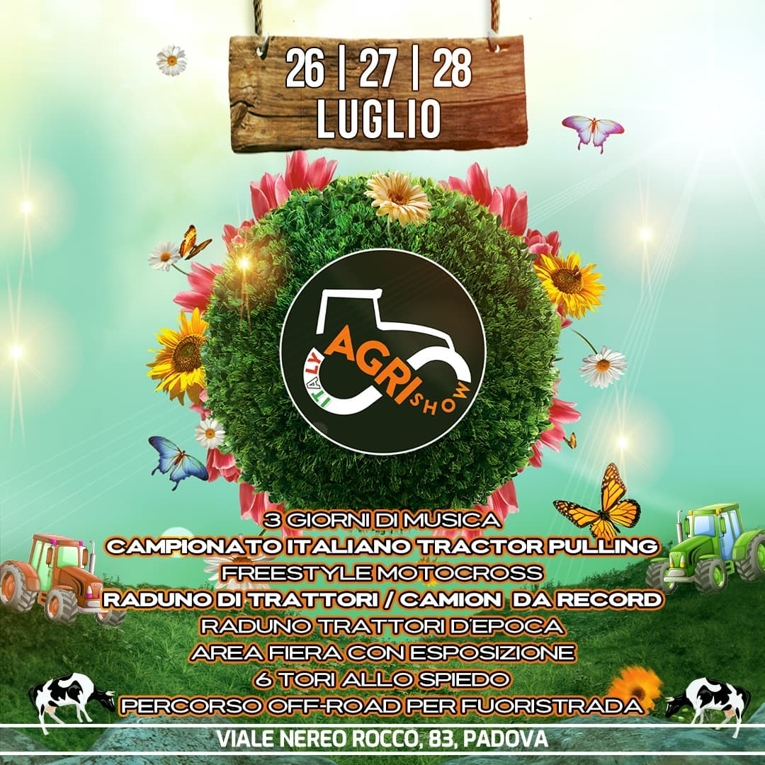 Agrishow 2024 Padova 26-28 luglio