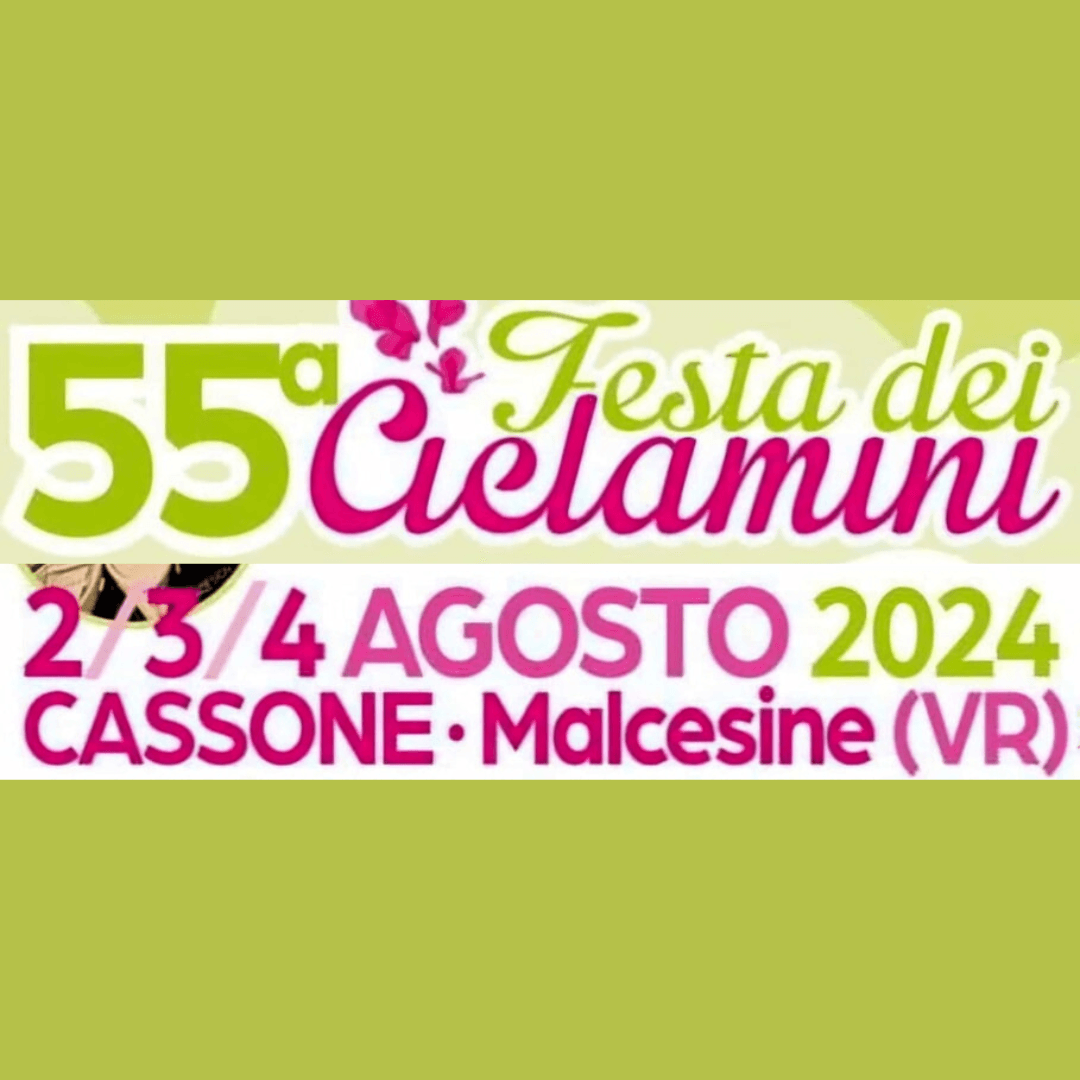 Festa dei Ciclamini a Cassone (VR) dal 2 al 4 agosto 2024