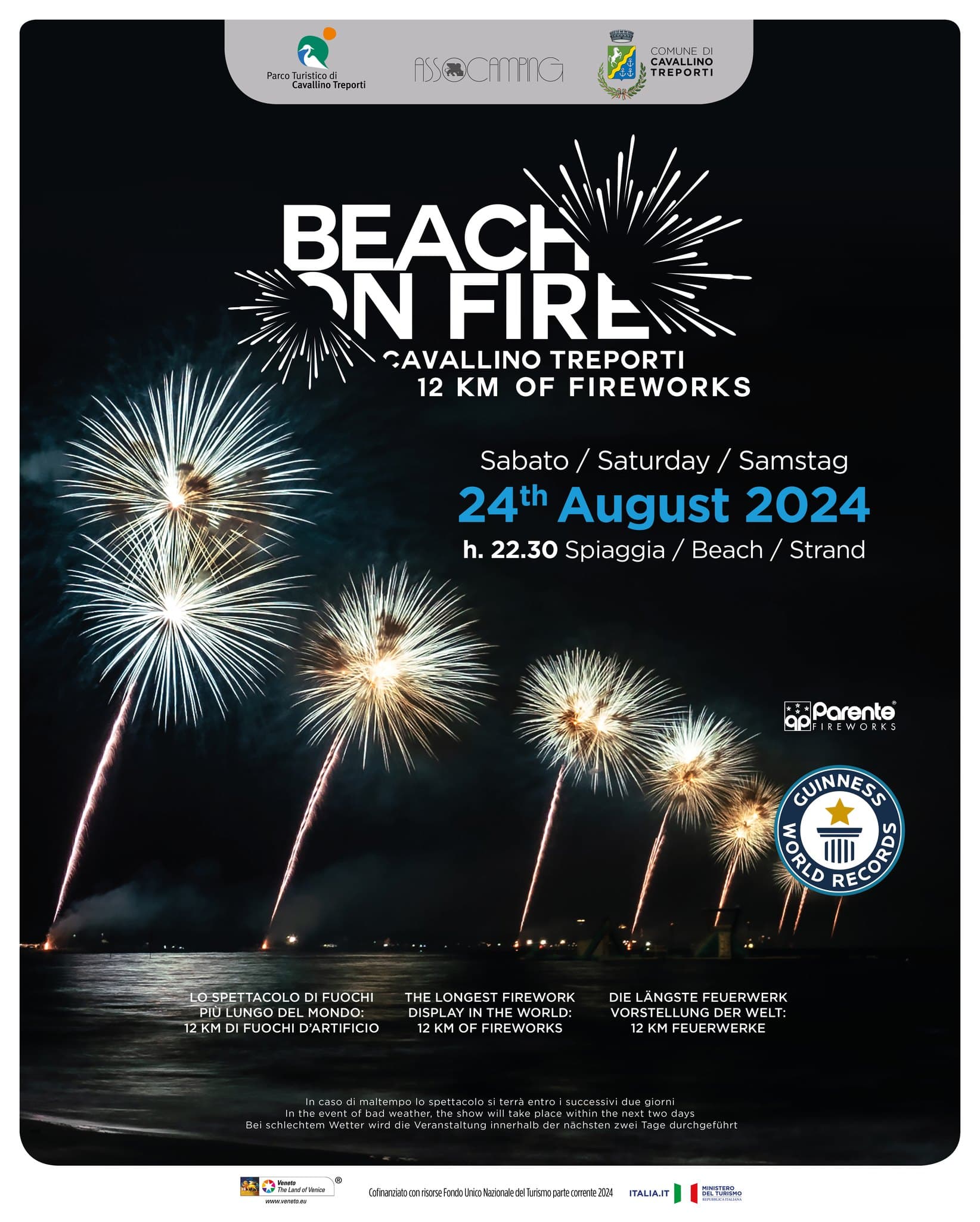 sabato 24 agosto 2024 Beach On The Fire a Cavallino Treporti (VE)