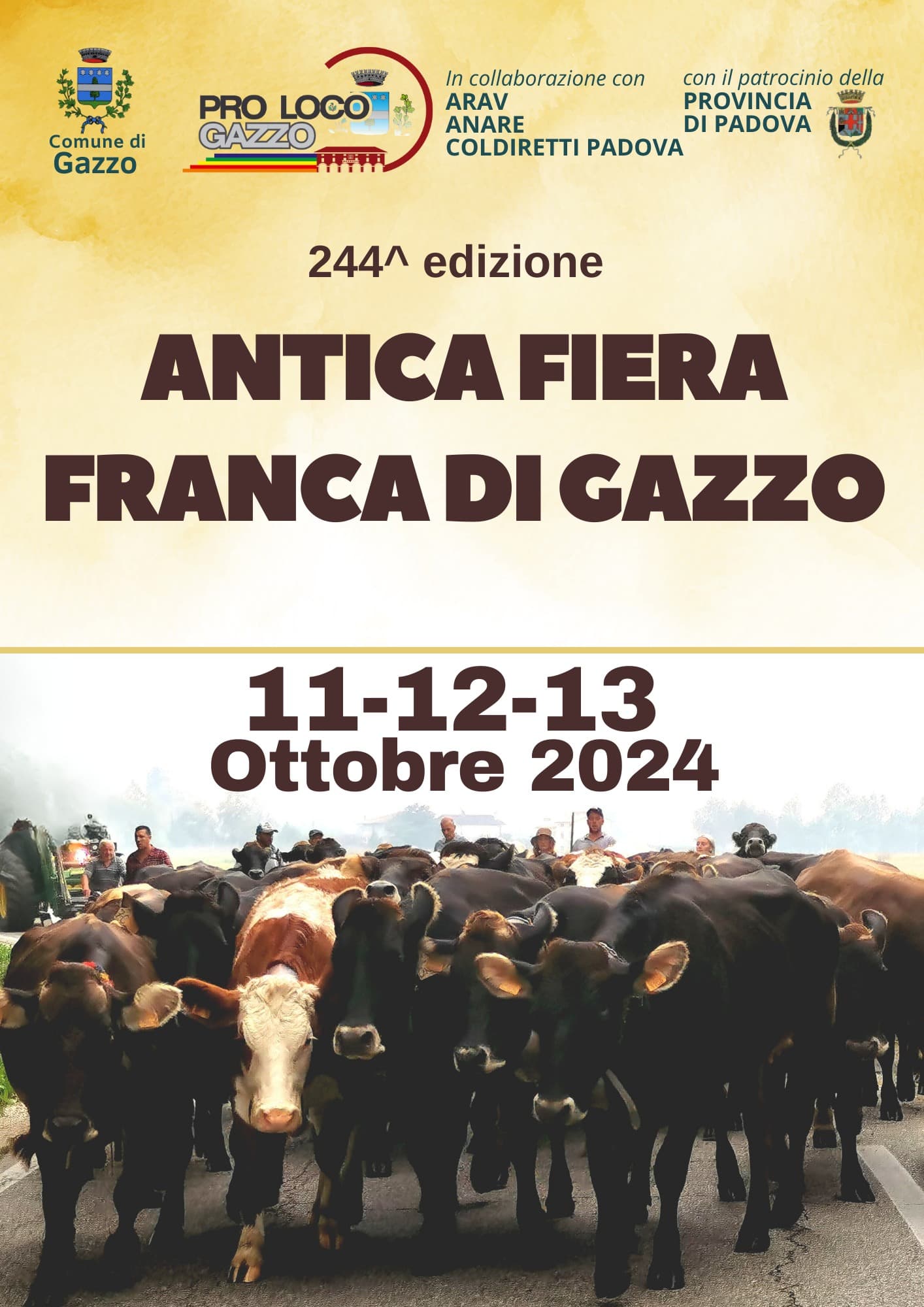 antica fiera franca gazzo padova 2024
