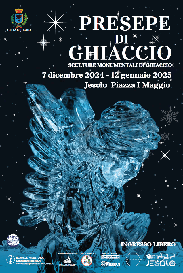 presepe di ghiaccio jesolo 2024