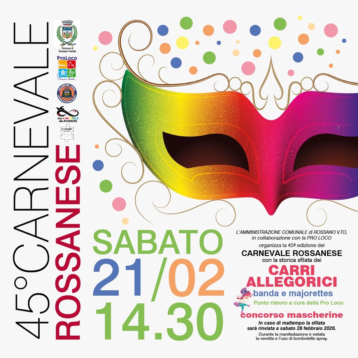 carnevale rossano veneto 2026