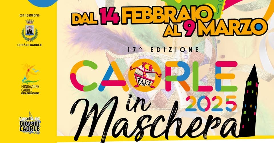 caorle in maschera 2025