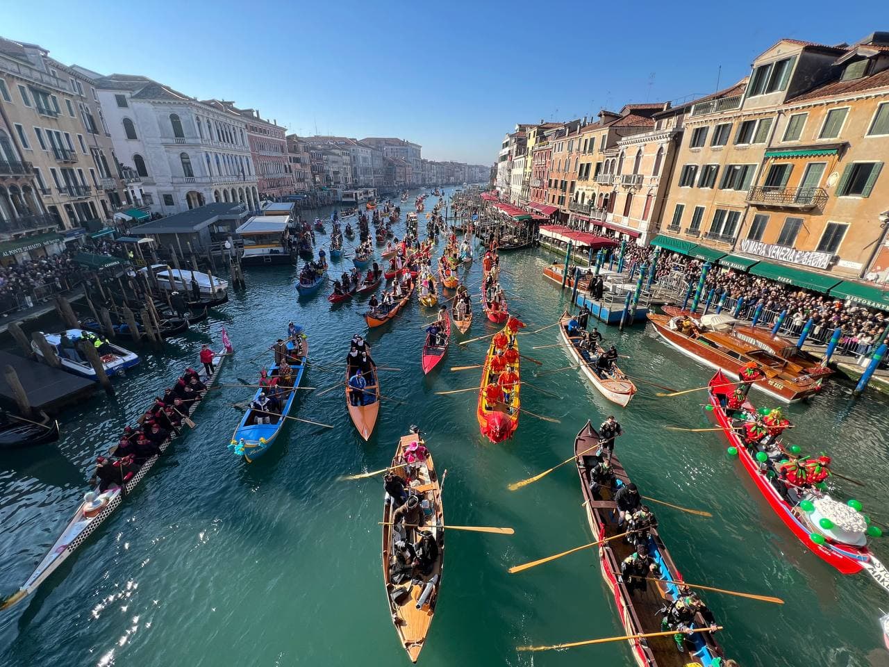 corteo acqua carnevale venezia 2025