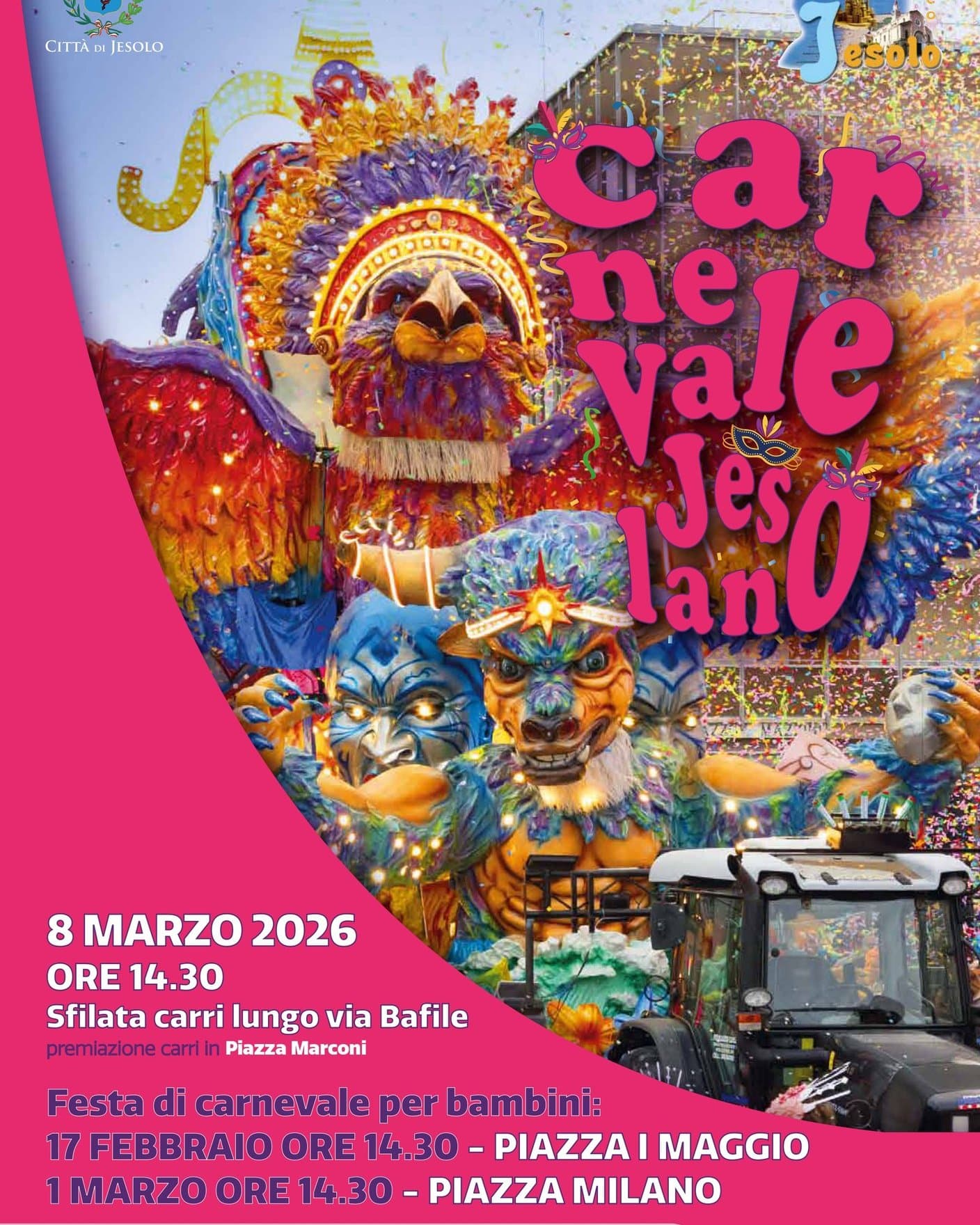 carnevale jesolo 2026