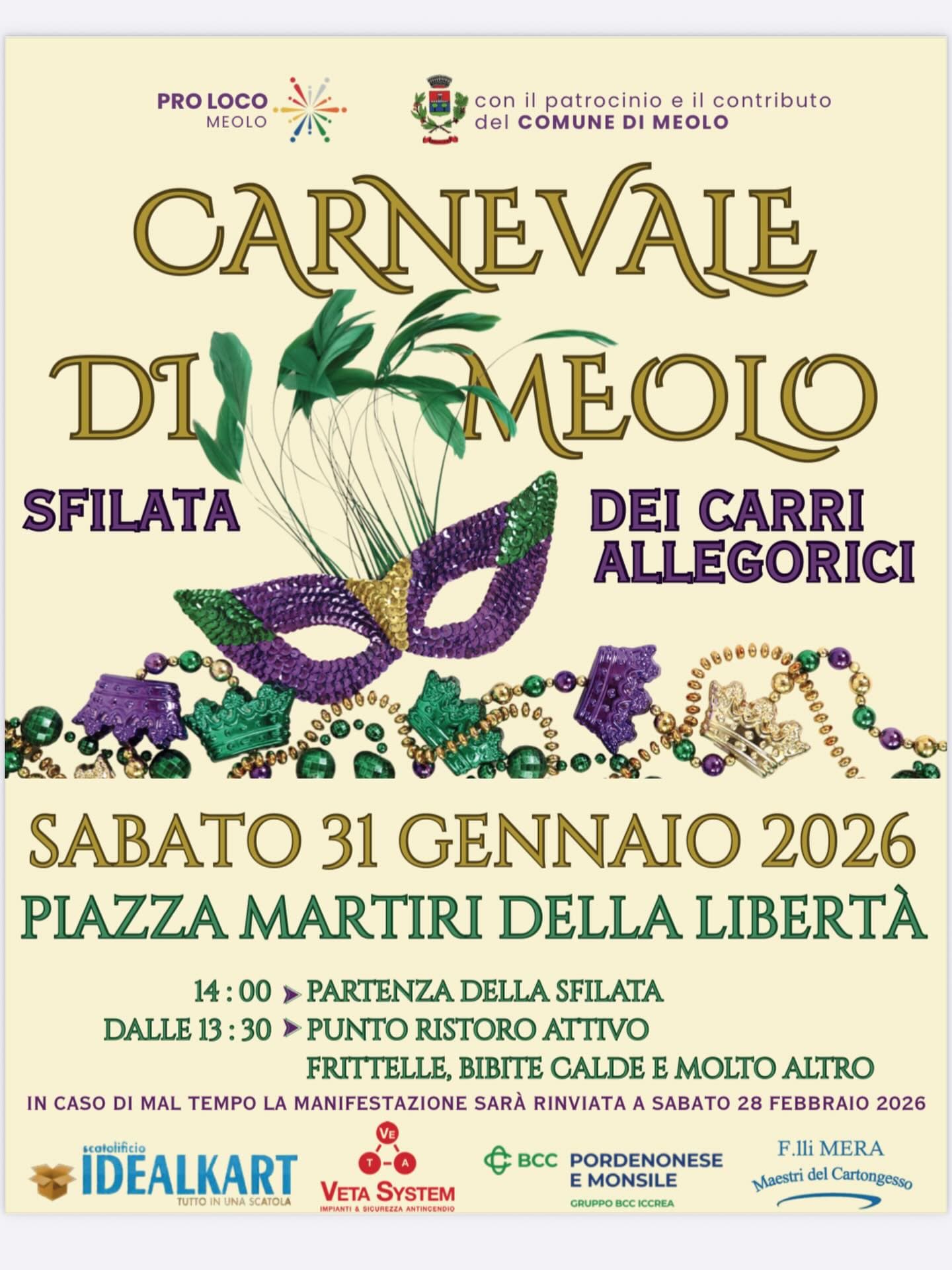 carnevale meolo 2026