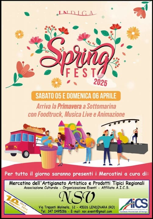 spring indiga festa sottomarina 2025