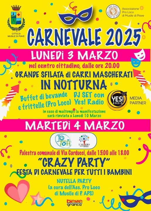 carnevale musile 2025