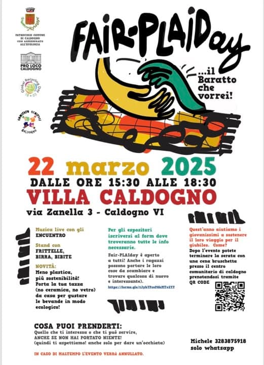 fair plaiday baratto 2025 caldogno