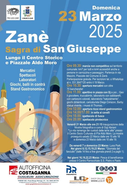 sagra san giuseppe 2025 zane