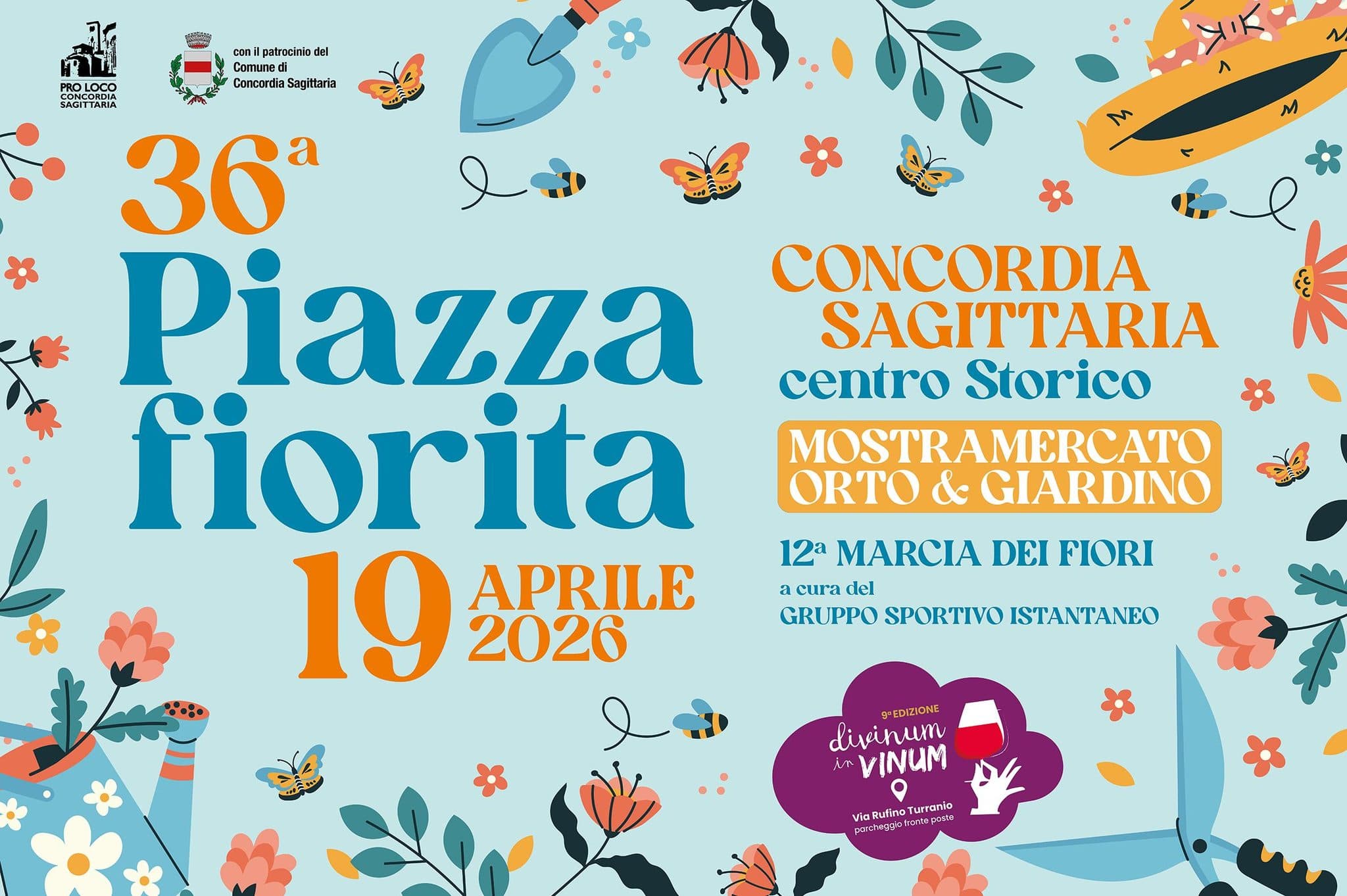 fiori concordia saggittaria 2026