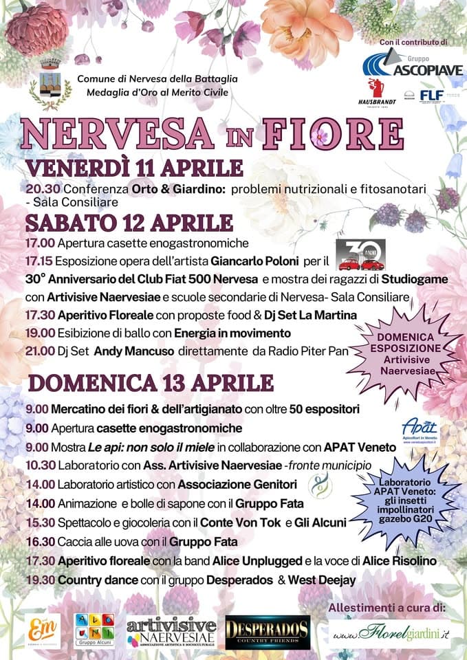 nervesa in fiore 2025