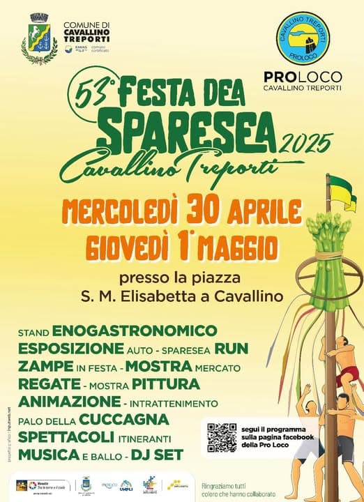 festa dea sparasea cavallino 2025