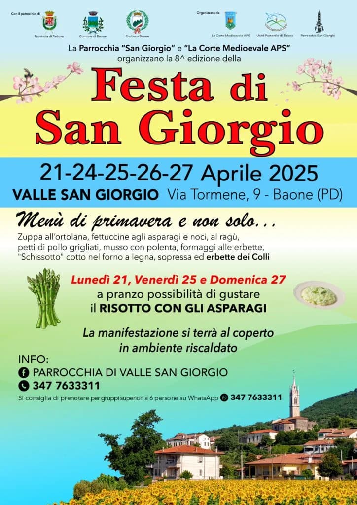 festa san giorgio 2025