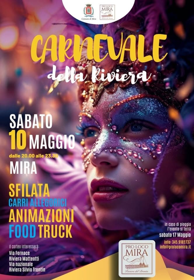 carnevale riviera mira 2025