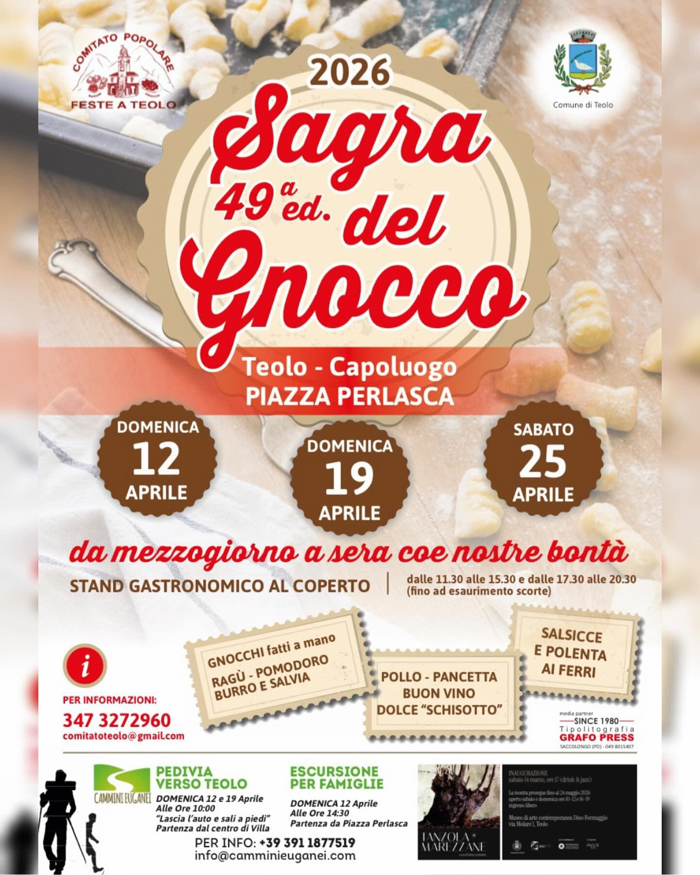 Sagra gnocco 2026 teolo