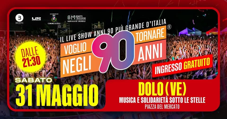 anni 90 dolo 2025