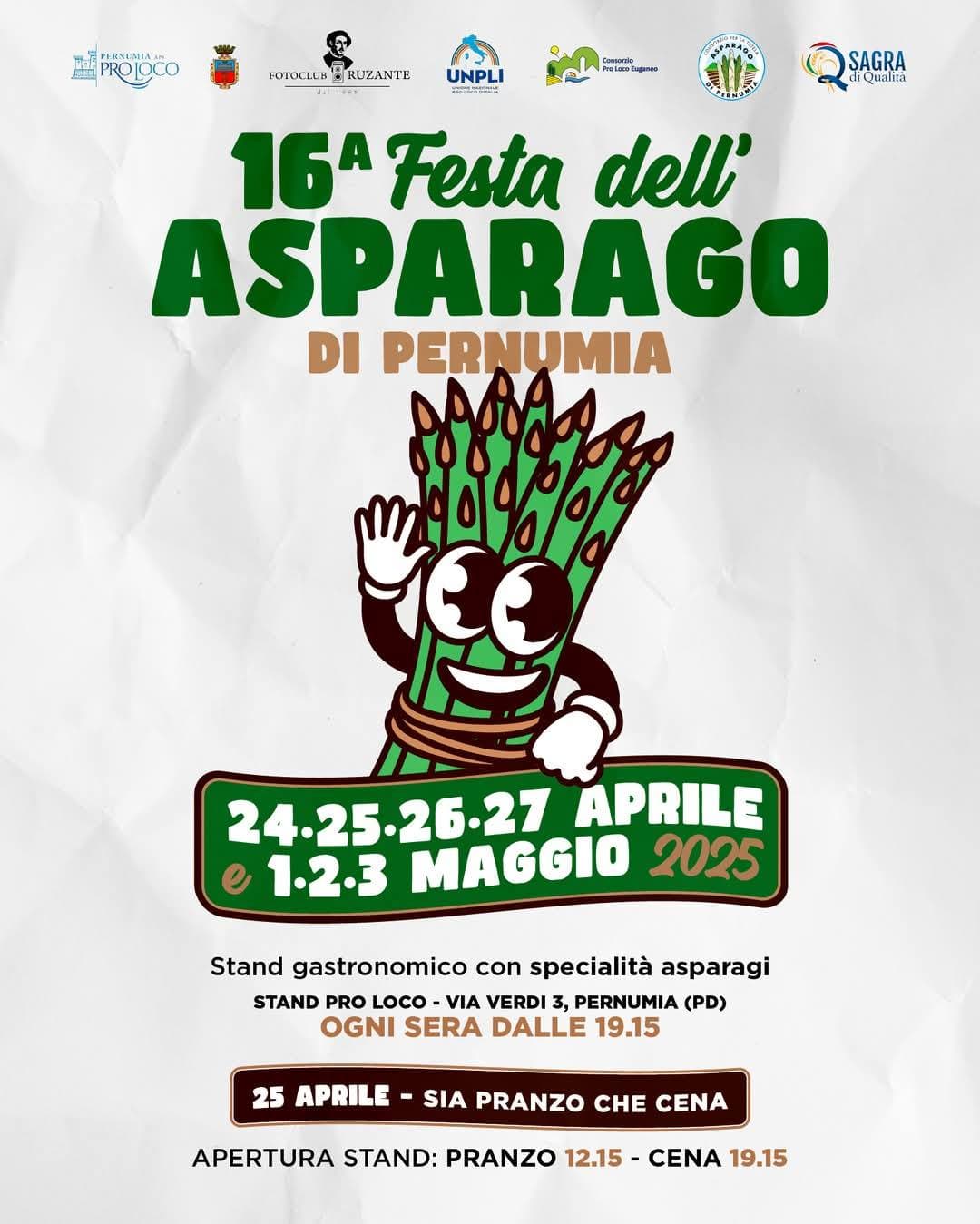 festa asparago pernumia 2025