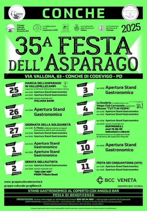 festa asparago conche codevigo 2025