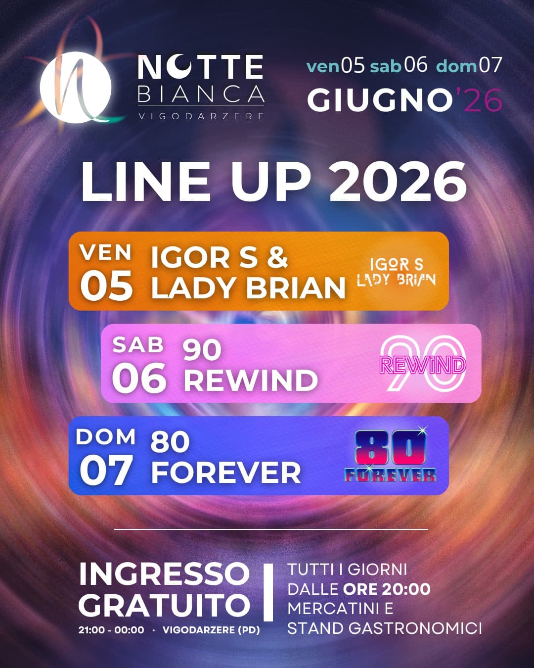 notte bianca vigodarzere 2026