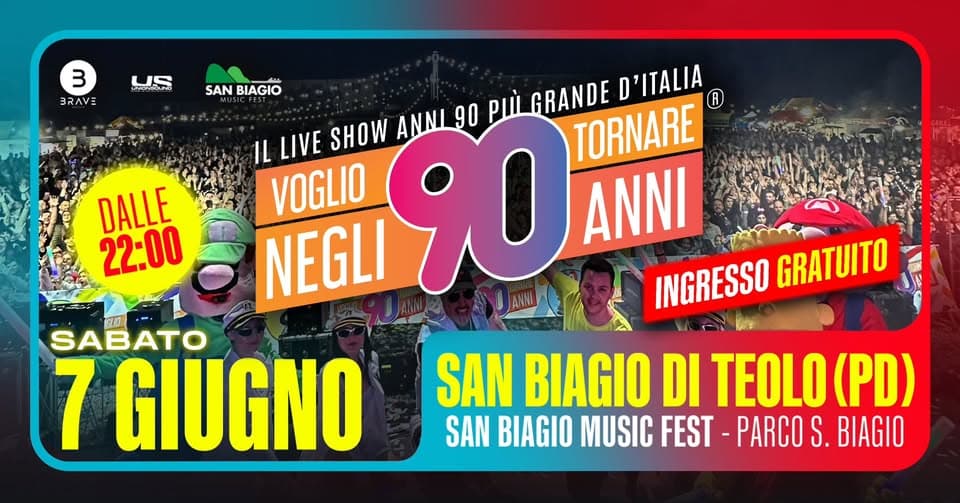 anni 90 san biagio 2025