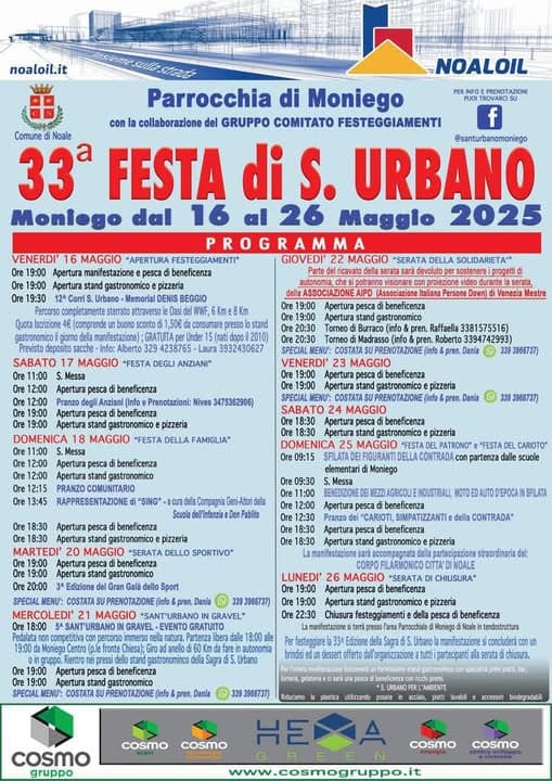 festa urbano moniego 2025