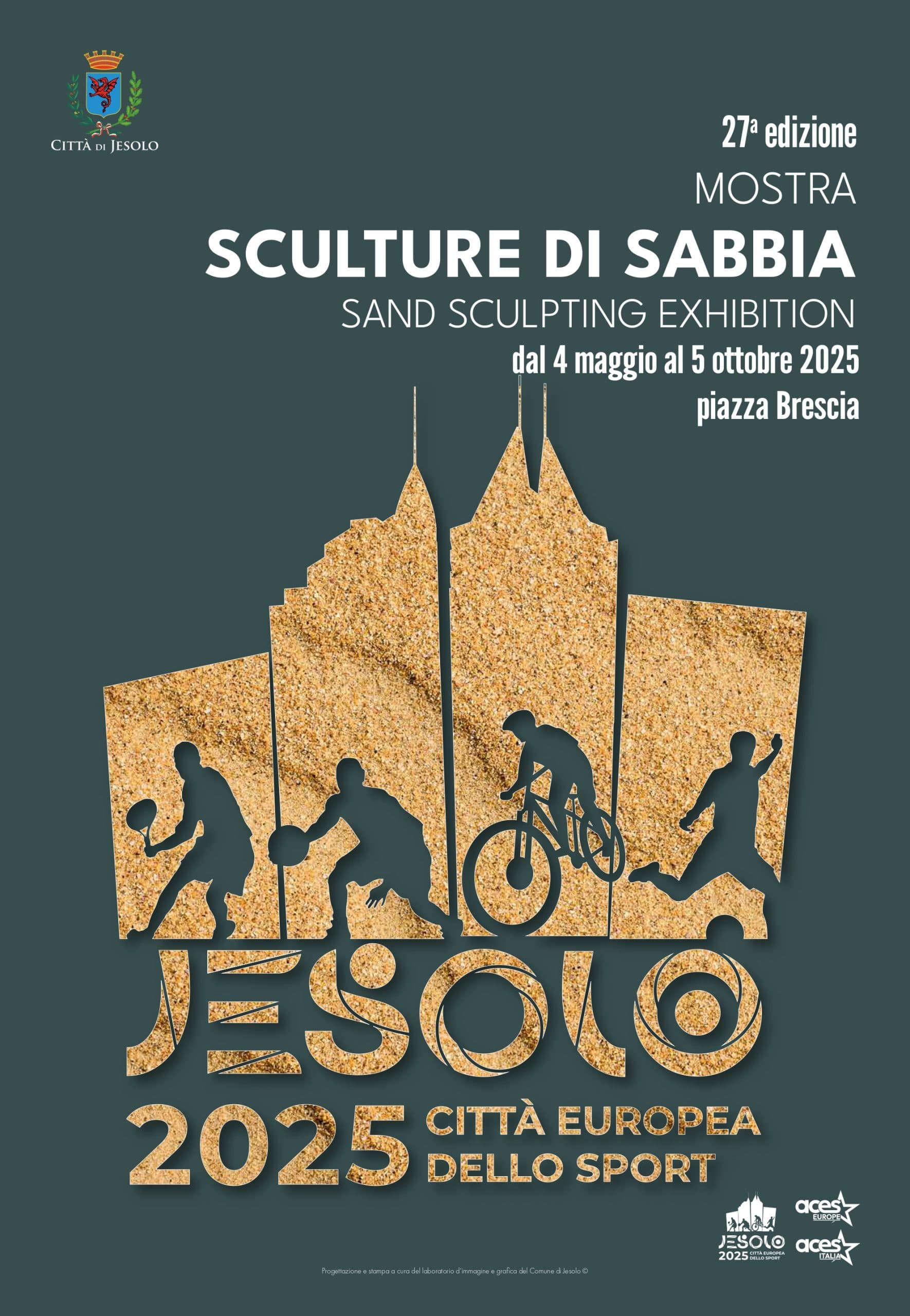 Locandina Sculture di sabbia jesolo 2025
