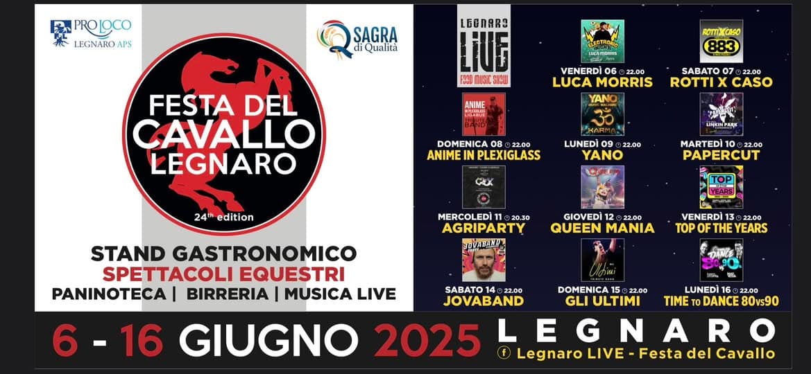 festa cavallo legnaro 2025