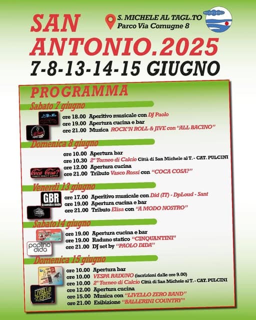 festa san antonio san michele tagliamento 2025