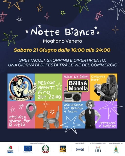 notte bianca mogliano veneto 2025