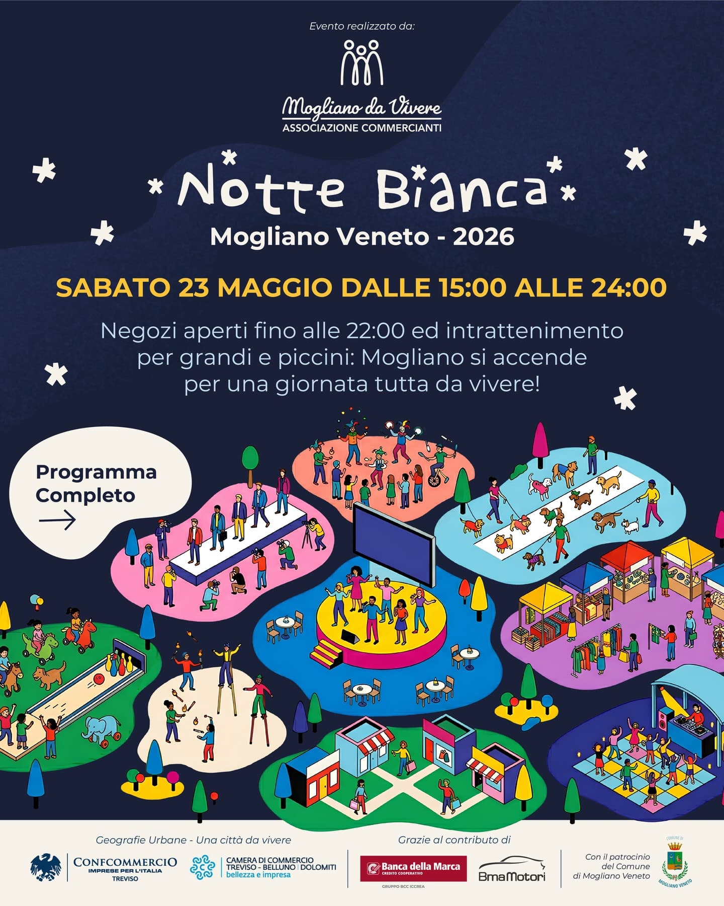 notte bianca mogliano 2026