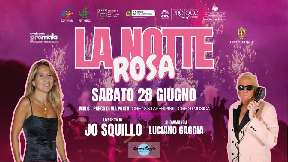 notte rosa malo 2025