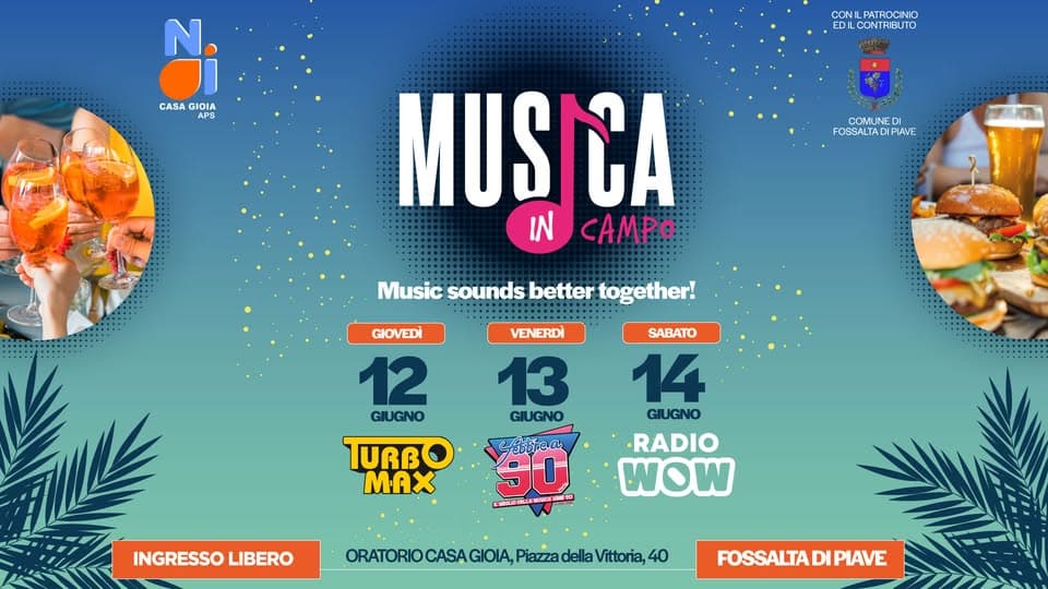 musica in campo fossalta 2025